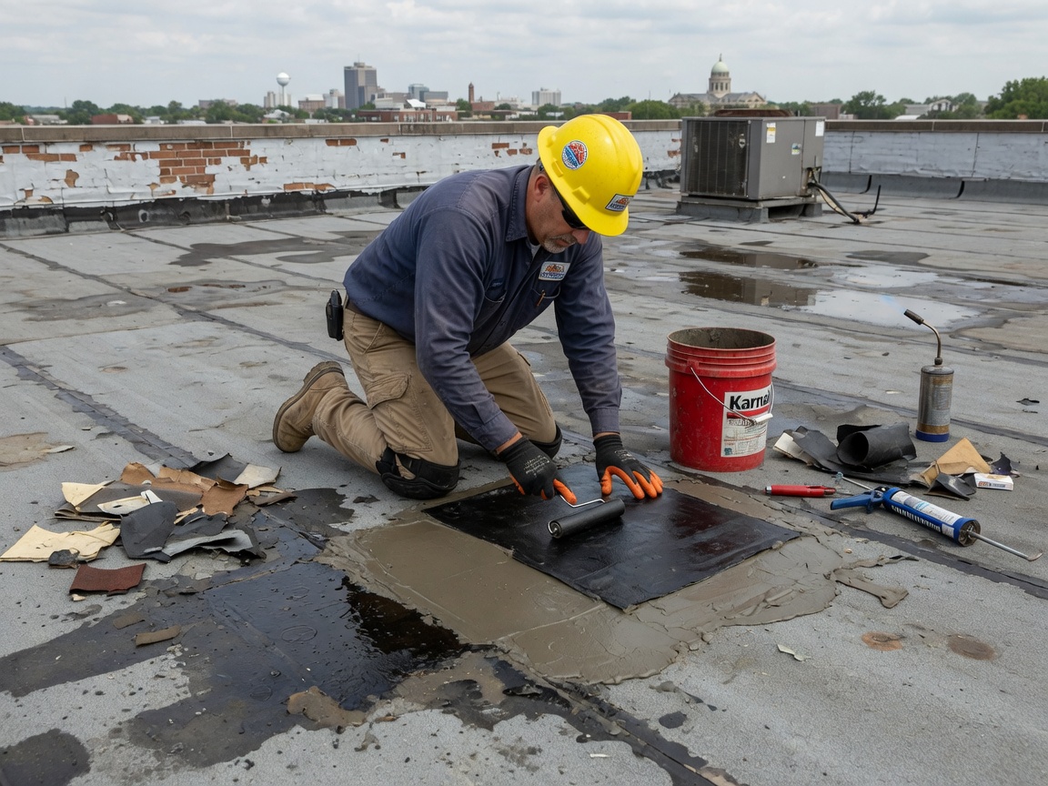 Flat Roof Leak Repair in Fort Wayne